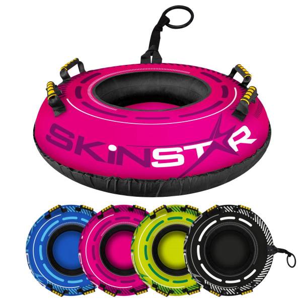 SkinStar CROSS Snowtube Ø100cm Schlitten Bob Rodel Reifen Snow Tube Rodelreifen